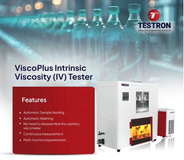 เครื่องวัดความหนืด ( ViscoPlus Intrinsic Viscosity (IV) Tester ) ยี่ห้อ Testron รุ่น TT-IVS200